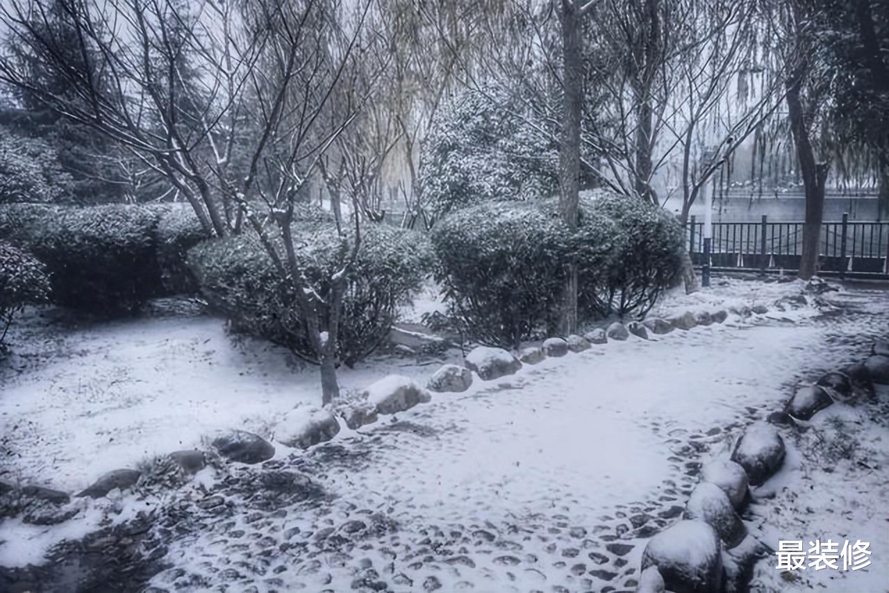 东北罕见气候现象，局部降雪量呈现紫色