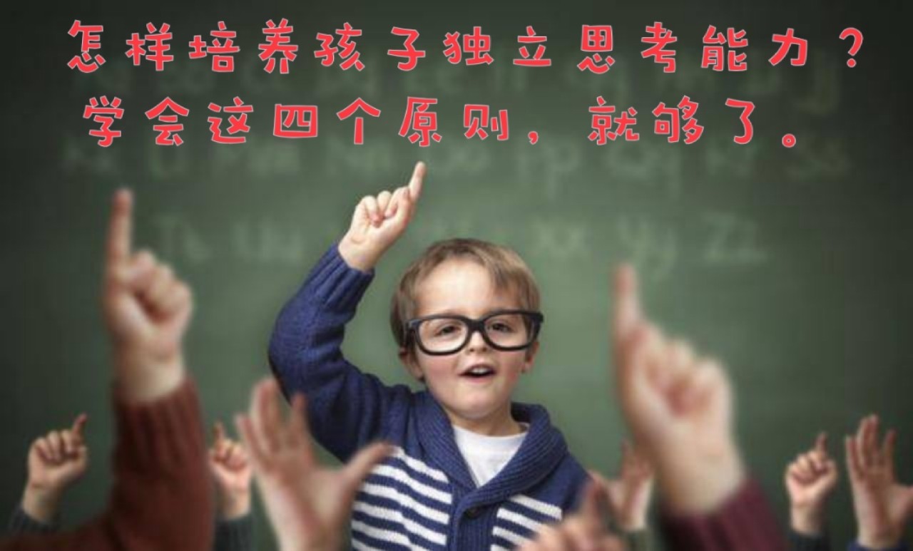 如何提升孩子的独立思考能力？