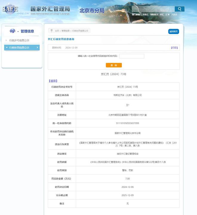 特斯拉外汇违规被罚事件，市场反应与政策审视